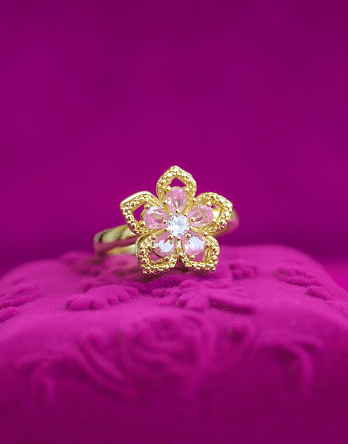 Rapunzel Flower Spinning Ring