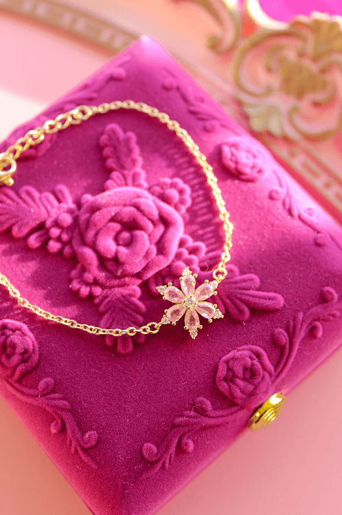 Magnolia Flower Bracelet