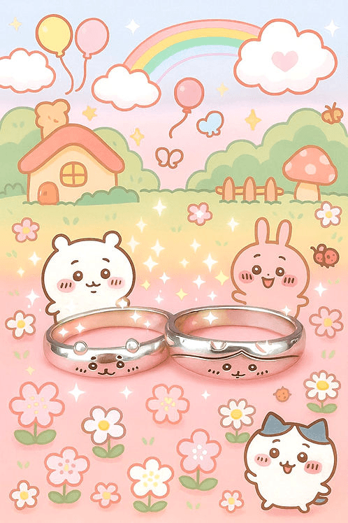 Chiikawa matching rings