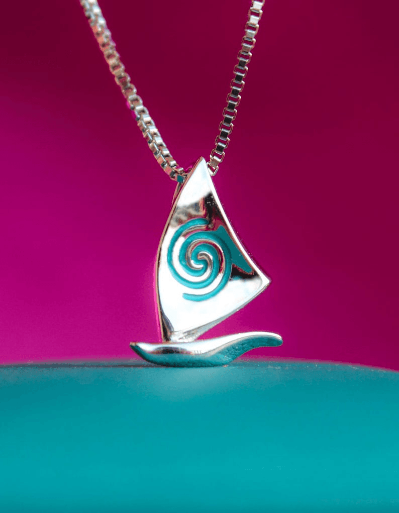 Moana 2 Boat Necklace