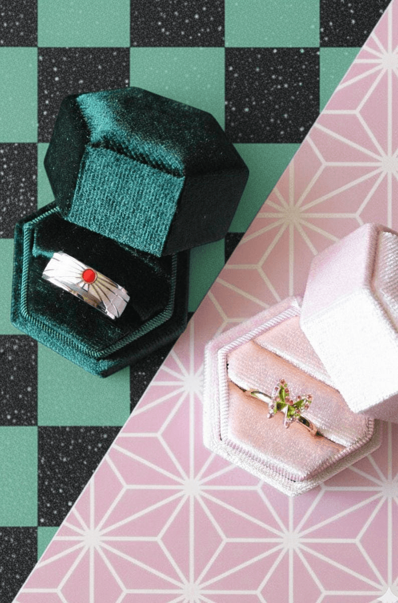Tanjiro Kanao Couple Rings